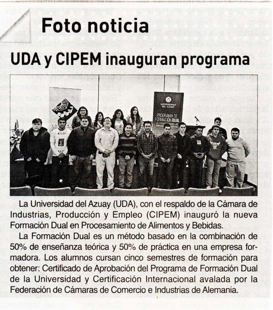 UDA y CIPEM inauguran programa