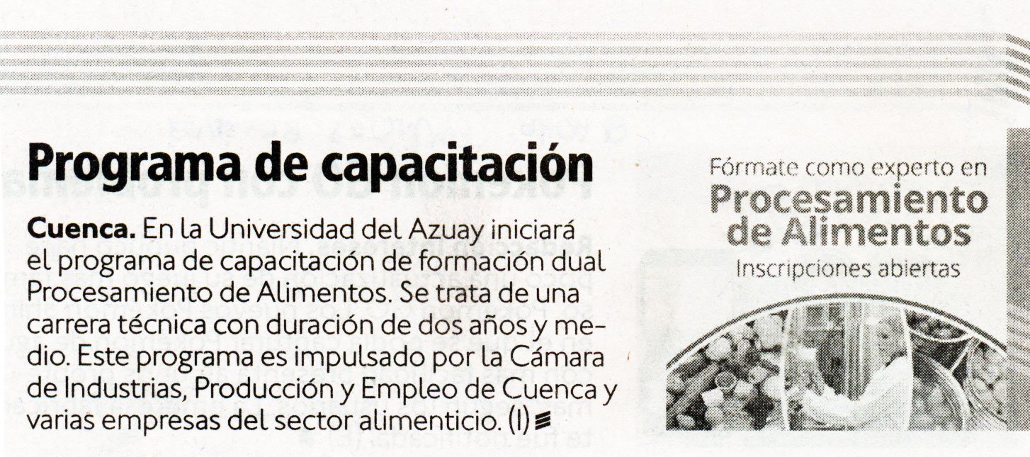 Programa de capacitación