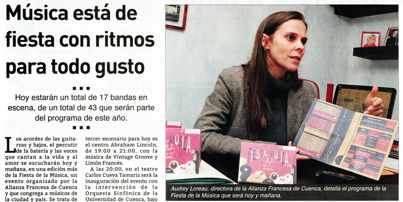 Música está de fiesta con ritmos para todo gusto