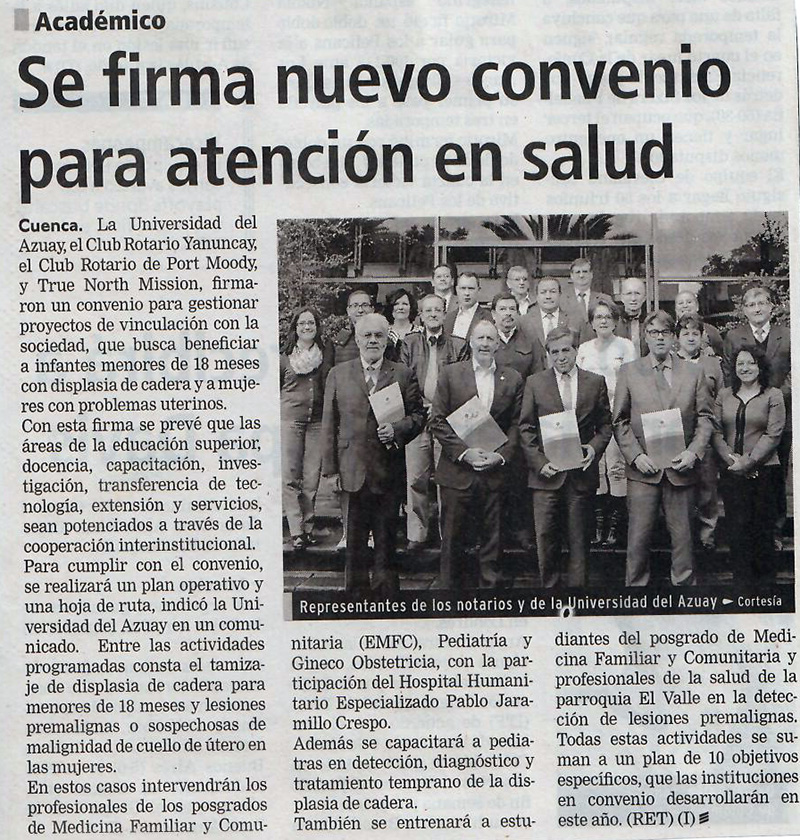 Se firma nuevo convenio para atención en salud