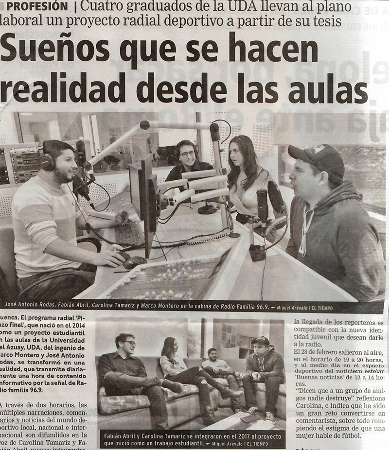 Sueños que se hacen realidad desde las aulas 