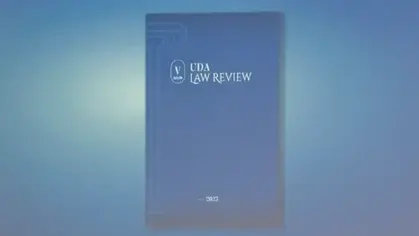 UDA Law Review. Presentación de su V edición