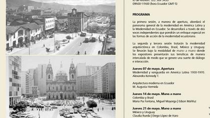 Ciclo de diálogos sobre arquitectura moderna en América Latina
