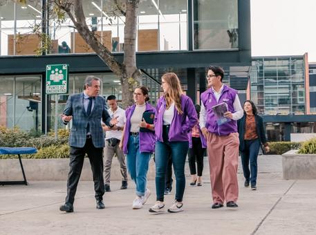 Visita de Arianna Tanca Macchiavello, ministra de la Mujer y Derechos Humanos del Ecuador