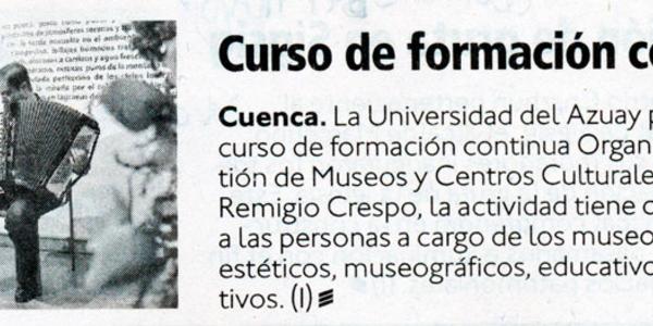 Curso de formación continua