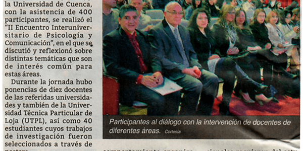 Evalúan encuentro sobre psicología y comunicación