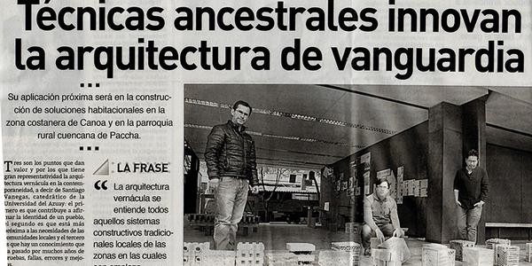 Técnicas ancestrales innovan la arquitectura de vanguardia