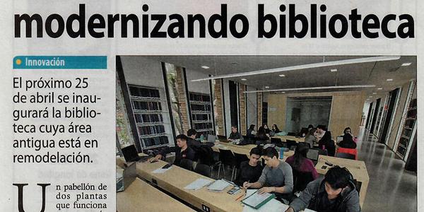 La UDA da salto al futuro modernizando biblioteca
