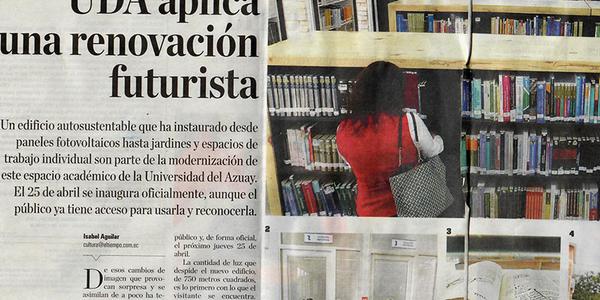 Biblioteca de la UDA aplica una renovación futurista 