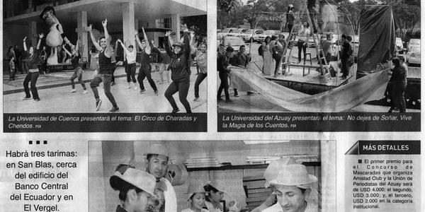 Todo a punto para las Mascaradas