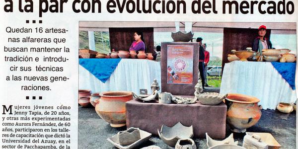 Alfareras se capacitan para estar a la par con evolución del mercado 