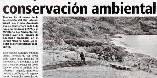 El Cajas, muestra de conservación ambiental 
