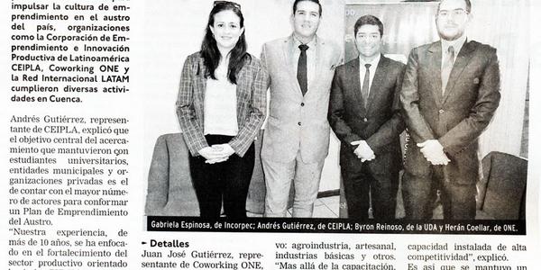 Organizaciones mantienen reuniones