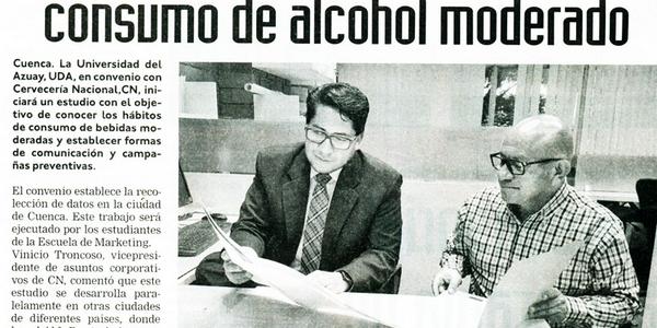 La UDA analizará hábitos de consumo de alcohol moderado 
