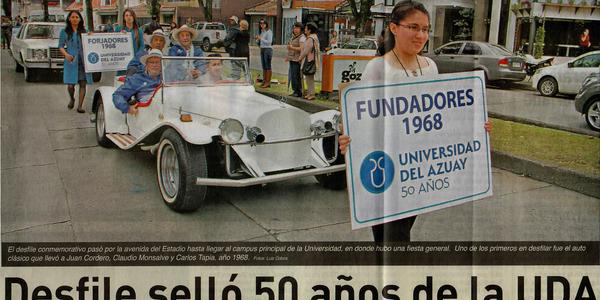 Desfile selló 50 años de la UDA