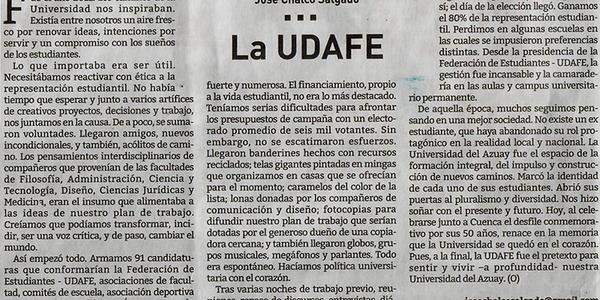 La UDAFE