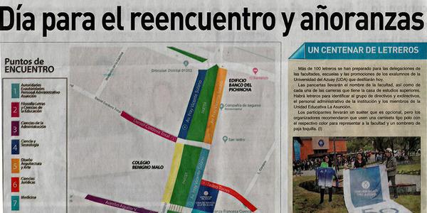 Día para el reencuentro y añoranzas 