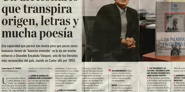 Un diccionario que transpira origen, letras y mucha poesía