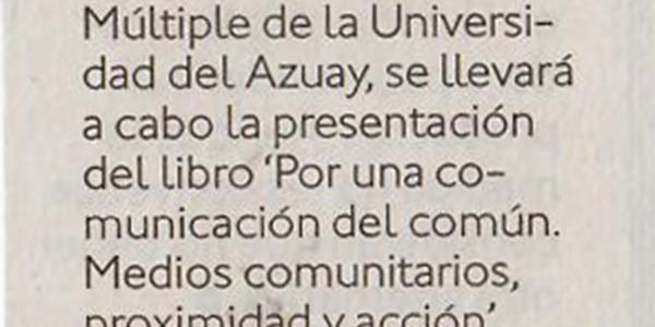 Presentación de libro