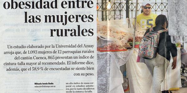 Alto índice de obesidad entre las mujeres rurales